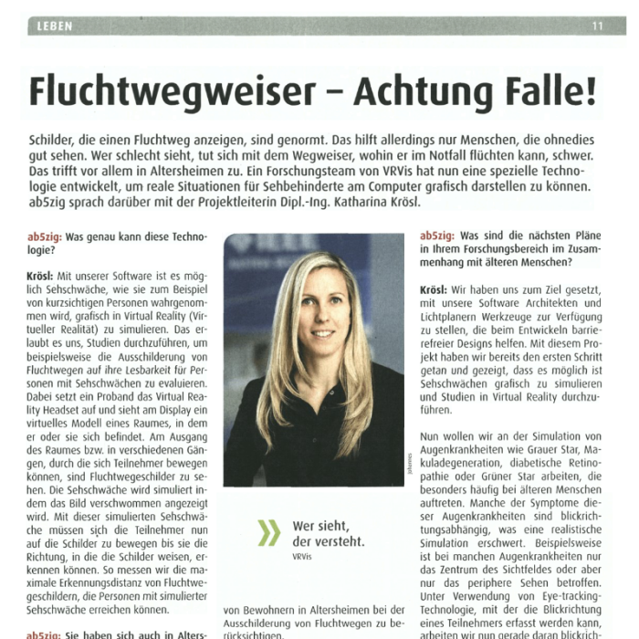 Fluchtwegweiser - Achtung Falle, ab5zig, 2018